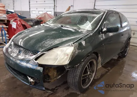 2002 Honda Civic Si z USA, uszkodzony, nr VIN SHHEP33522U308932